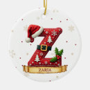 Search for letter z christmas tree decorations Xmas