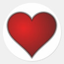 Search for plain red stickers Heart
