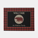 Search for buffalo plaid doormats Red black
