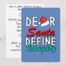 Search for bad christmas invitations Naughty