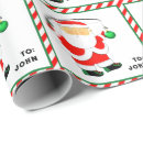 Search for christmas fishing wrapping paper Santa