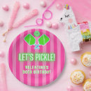 Search for pickleball plates Pickle ball party
