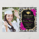 Search for pink and gold graduation invitations Tassel