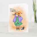 Search for whimsical halloween cards Black cat