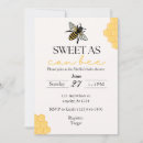 Search for bee and beehive baby shower invitations Bumblebee