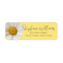 Search for white daisy return address labels Daisies