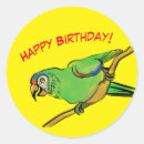 Search for green parrot stickers Macaw