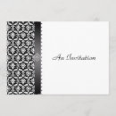Search for pattern graduation invitations Black