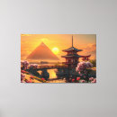 Search for sakura canvas prints Sunset