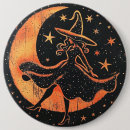 Search for halloween witch badges Black