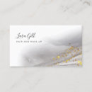 Search for gold foil business cards Aesthetician hairstylist hair stylist