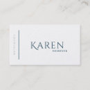 Search for resume business cards Blue