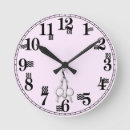 Search for scissors clocks Beauty salon