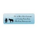 Search for silhouette wedding return address labels Couple