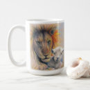 Search for lion and lamb mugs Peace