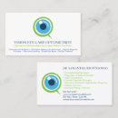 Search for eye doctor business cards Optometrist