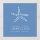 Search for starfish save the dates Ocean