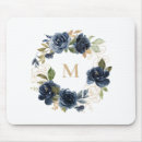 Search for blue flower mouse mats Greenery