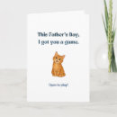 Search for funny cat fathers day cards From the cat