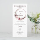Search for spanish wedding programs Boho