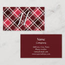 Search for plaid pattern business cards Unique