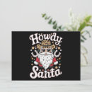 Search for rodeo christmas cards Santa