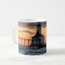 Search for michigan lighthouse mugs Water