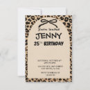 Search for cheetah print birthday invitations Party
