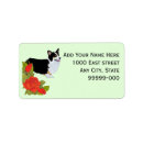 Search for pembroke corgi return address labels Animal