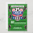 Search for football field birthday invitations Futbol
