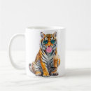 Search for tigers mugs Animal illustration