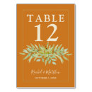 Search for fall leaves numbers table table cards Greenery
