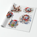 Search for character christmas wrapping paper Xmas