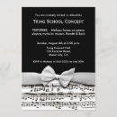 Search for classy music invitations Recital