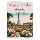 Search for eiffel tower birthday cards Vintage