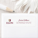 Search for mascot return address labels Elon university