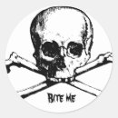Search for biting round stickers Bite