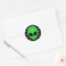 Search for little alien stickers Little green men