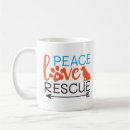 Search for peace love dogs mugs Rescue