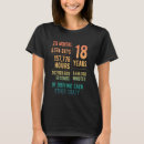 Search for 18 year wedding anniversary tshirts Married