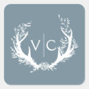 Search for rustic antler wedding stickers Country