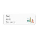 Search for retro mid century modern return address labels Simple