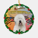 Search for old english sheepdog christmas tree decorations Sheepie