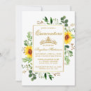 Search for sunflower quinceanera invitations 15th birthday
