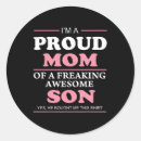 Search for awesome mother stickers Proud