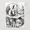 Search for hookah postcards Alice in wonderland
