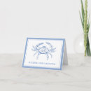 Search for crabs note cards Coastal