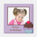 Search for birthday party favors magnets Cupcake