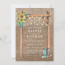 Search for burlap and sunflower wedding invitations For her