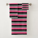 Search for black and grey stripes bath towels Abstract
